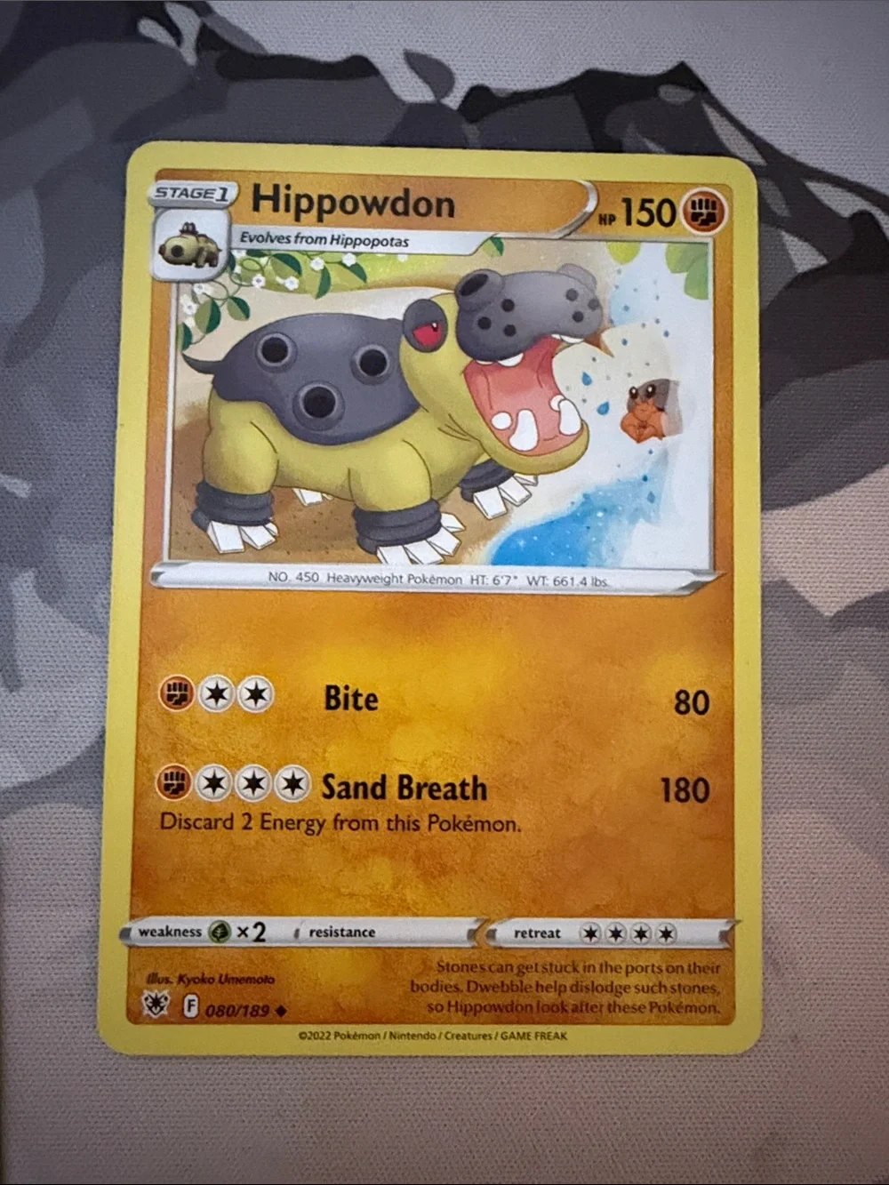 Hippopotas & Hippowdon Evolution Lot | 3 Pokémon Cards | ✨5/$25✨